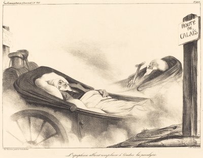 Londra'da felcin yerini apopleksi alacak by Honoré Daumier
