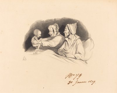 şişe eğitimi by Honoré Daumier