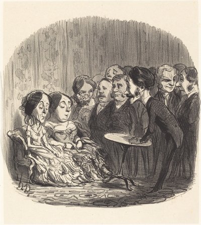 poltergeist by Honoré Daumier