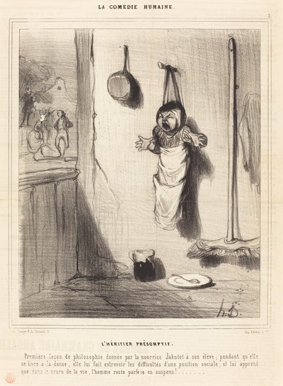 Varis Görünen by Honoré Daumier