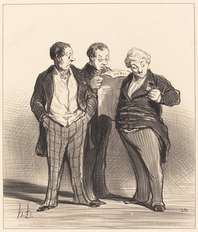 Süs takma yasağı by Honoré Daumier