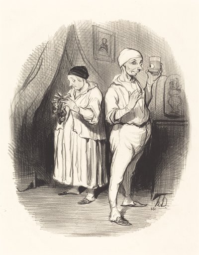 ustanın gözü by Honoré Daumier