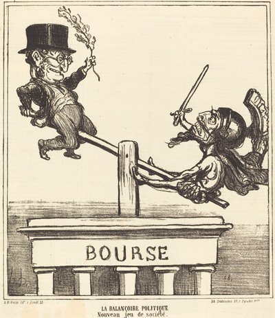 Siyasi dalgalanma... by Honoré Daumier