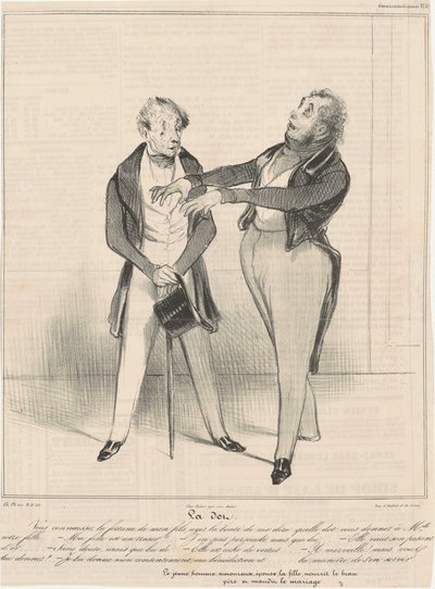 Nokta... servet bilirsin... by Honoré Daumier