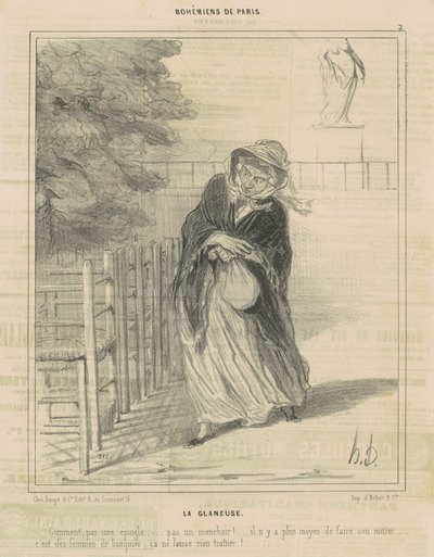 toplayıcı by Honoré Daumier