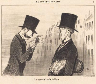 terzi buluşması by Honoré Daumier