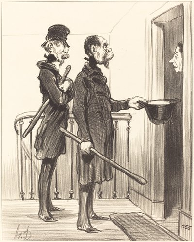 Napolyon Aboneliği by Honoré Daumier