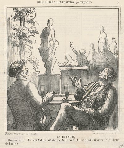 bar by Honoré Daumier