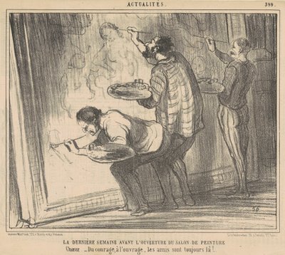 Sergi açılmadan önceki son hafta... by Honoré Daumier
