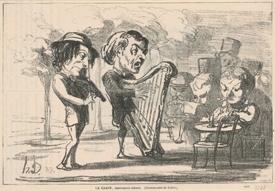 Arp, gök aleti by Honoré Daumier