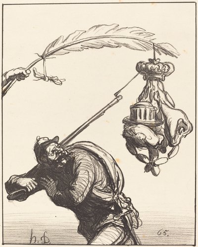 ne pahasına olursa olsun barış by Honoré Daumier