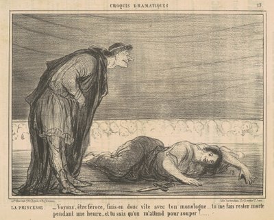Prenses by Honoré Daumier