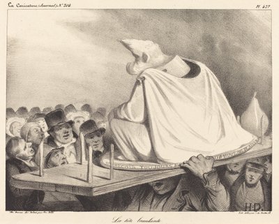 kafa sallamak by Honoré Daumier