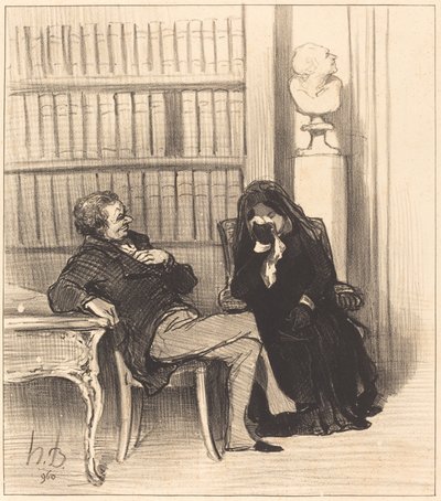 Dul by Honoré Daumier