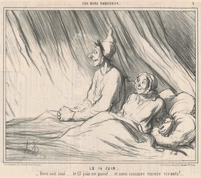 14 Haziran by Honoré Daumier