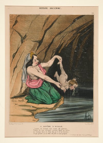 Vaftiz by Honoré Daumier