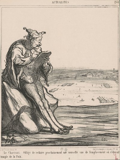 Le Charivari, yeniden yapmak zorunda kaldı...yeni bir görüş by Honoré Daumier