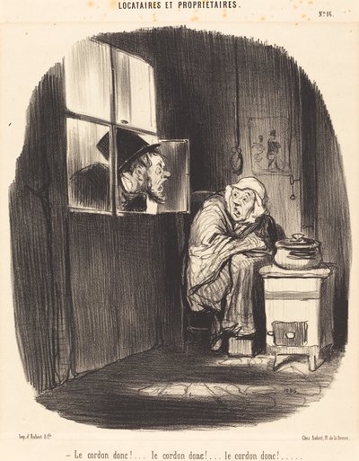 Yani Kordon!... by Honoré Daumier