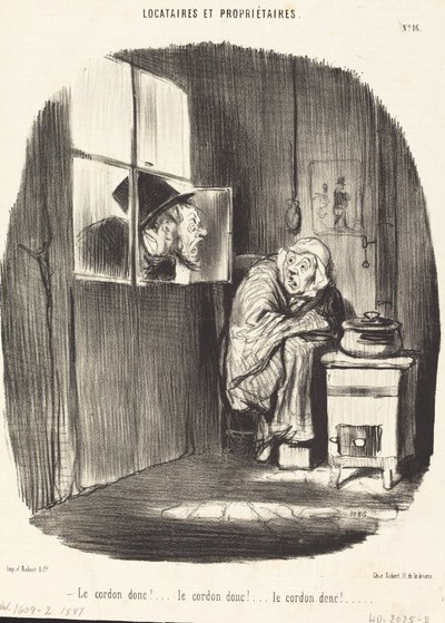 Yani Kordon!... by Honoré Daumier