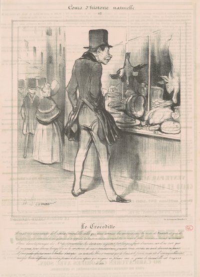 Timsah by Honoré Daumier