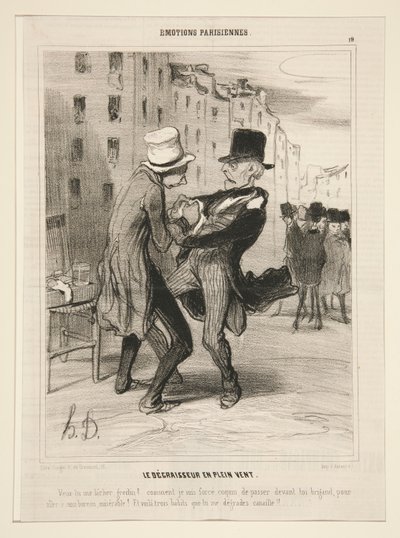 Açık havada yağ çözücü by Honoré Daumier