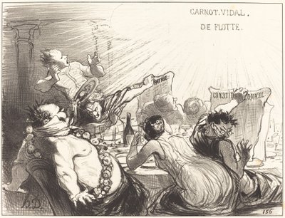 Baltazar-Véron Bayramı by Honoré Daumier