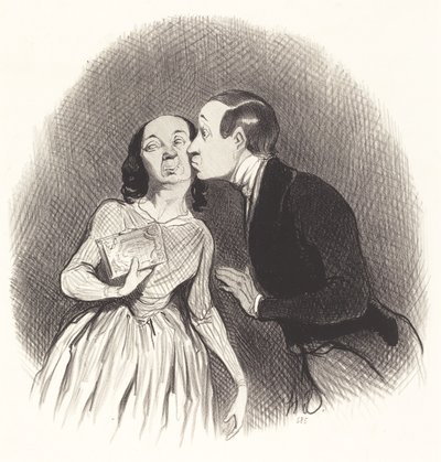 yılbaşı by Honoré Daumier