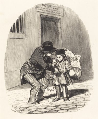 gün dışarı by Honoré Daumier