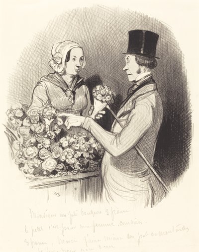 Cesur olman gereken gün by Honoré Daumier