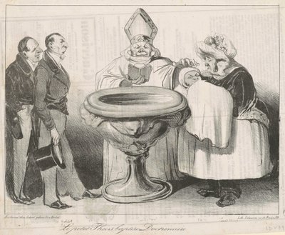 Le Petit Thiers, Vaftiz Edilmiş Doktriner by Honoré Daumier
