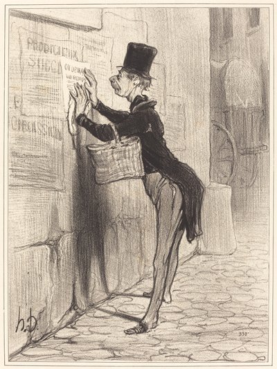 Yerleştirici by Honoré Daumier