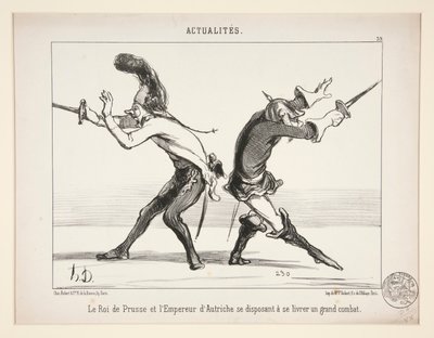 Prusya Kralı ve by Honoré Daumier