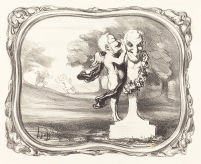 Faun Tanrısına Emanet Edilen Sır by Honoré Daumier