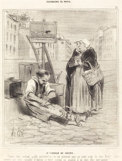 Köpek Kırıcı by Honoré Daumier