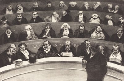 Yasama Göbeği, Honore Daumier, 1834 by Honoré Daumier
