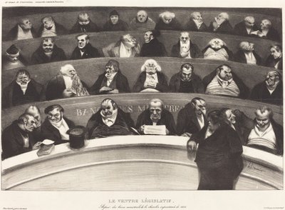 Yasama Karnı by Honoré Daumier