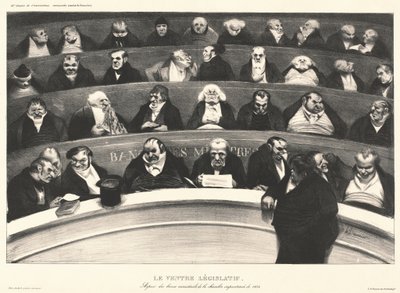 Yasama Karnı by Honoré Daumier