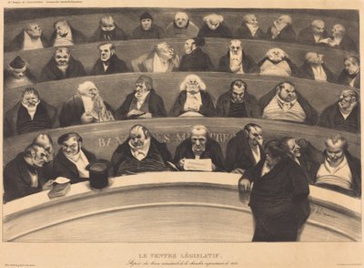 Yasama Karnı by Honoré Daumier