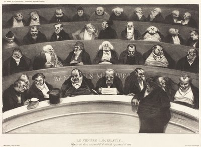 Yasama Karnı by Honoré Daumier