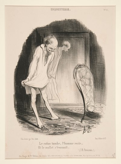 Pamuk düşüyor, l by Honoré Daumier