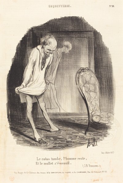 Pamuk düşer, adam kalır... by Honoré Daumier