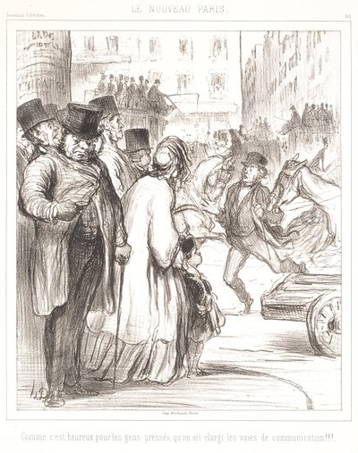 yeni Paris by Honoré Daumier
