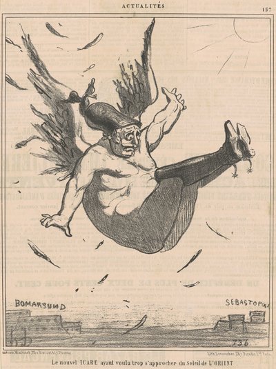 Yeni İkarus... by Honoré Daumier