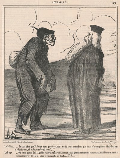 Asker...Biliyorum... by Honoré Daumier