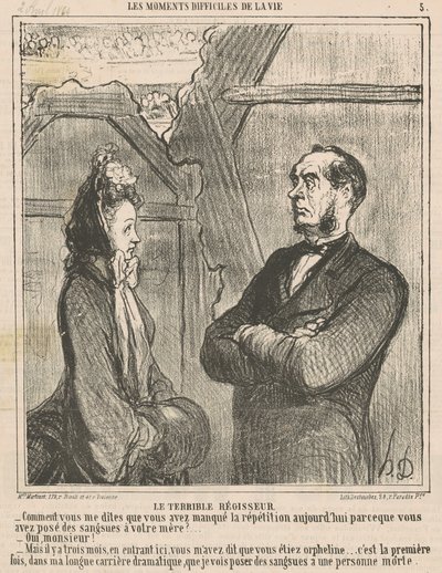 Korkunç Yönetici by Honoré Daumier