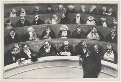 Yasama Karnı by Honoré Daumier