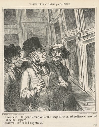 Ziyaretçi ... by Honoré Daumier