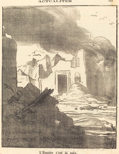imparatorluk barıştır by Honoré Daumier