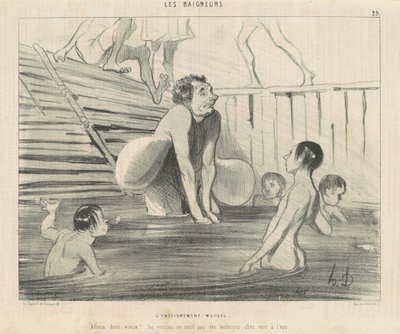 karşılıklı öğretim by Honoré Daumier