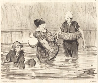 Tedbirli Yıkananlar by Honoré Daumier